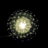 Fugu-Inspired Blowfish Lamp Creates Hypnotic Circles of Light