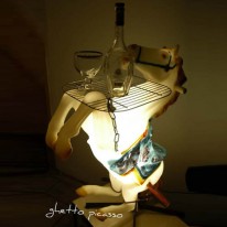 Illuminated Psychopomp Turns a Rocking Horse Into a Rocking Lamp