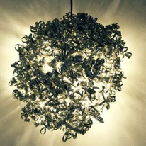 Scrap Aluminum Twists into the Curly Sworth Light