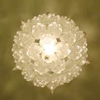 Bubble Chandelier Made With Sixty Plastic Bottles Shines Bright