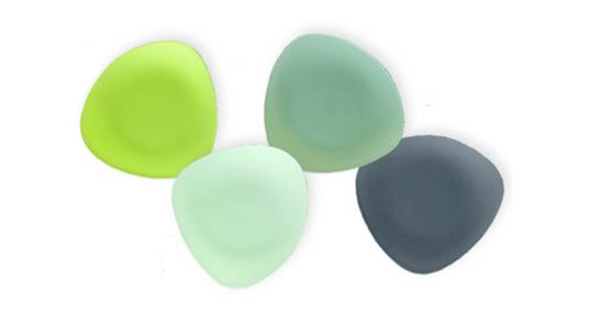 OCEANA SEAGLASS PLATES WITH PURPOSE