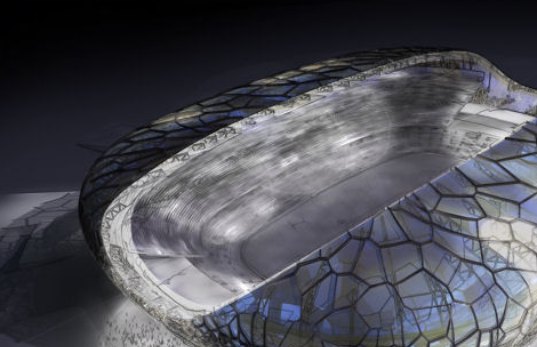 2014 Winter Olympic Stadium By Populous Will Have Crystalline Skin