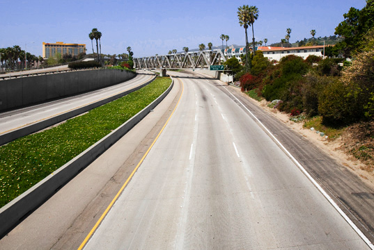 Los Angeles Without Traffic!