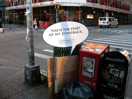 Smart Green Advertising From Cardboardesign