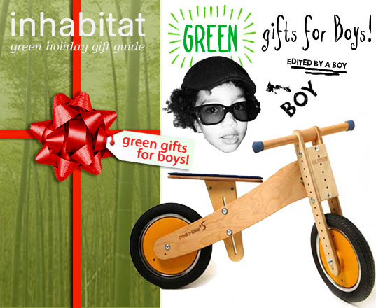 GREEN GIFT GUIDE: For Boys