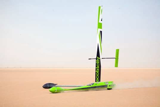 Greenbird Wind Powered Vehicle Breaks World Record!