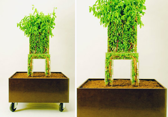 Michel Bussien’s Growing Chair is Deep-Seated in Nature