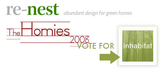 THE HOMIES: Vote for Inhabitat