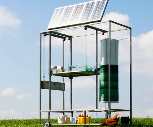 Solar Powered Machine Spins Furniture Shaped by Sunlight