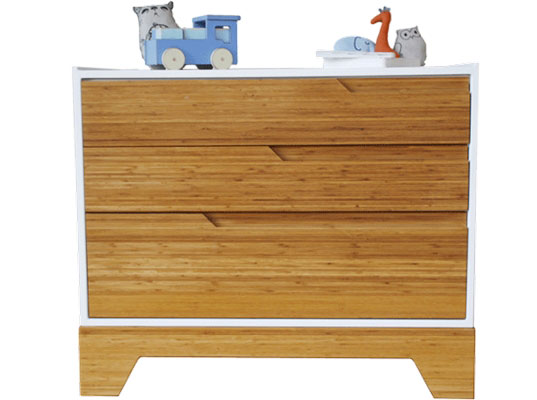 Modern Bamboo IoLine Dresser by Kalon Studios
