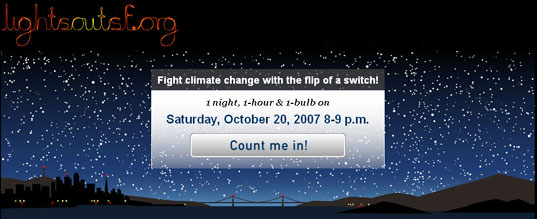 CALIFORNIA TURN YOUR LIGHTS OFF!