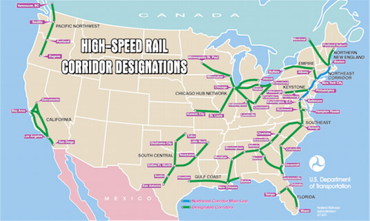 Obama Unveils High-Speed Railway Plan