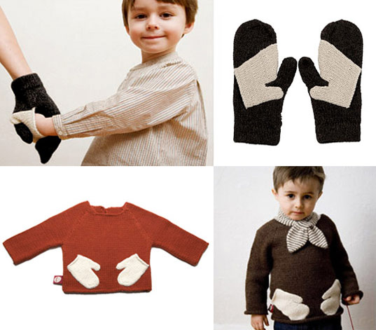 Cuddle Up With Oeuf Hug-Me Sweater and Squeeze-Me Mittens