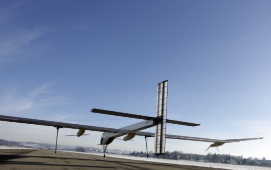 Solar-Powered Plane Takes Maiden Flight