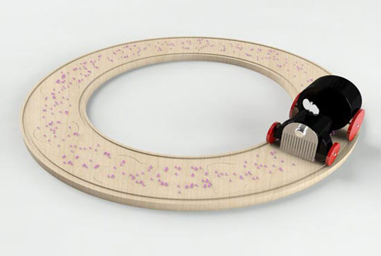 Original Sound Track: Toy Train Runs on Musical Rails!