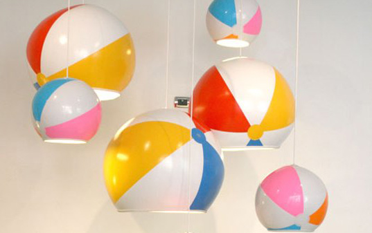 Toby Sanders Lights Up Milan with Beach Ball Lamps