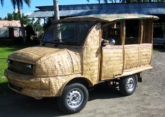 Stylish Bamboo Taxis Hit the Streets of the Phillipines