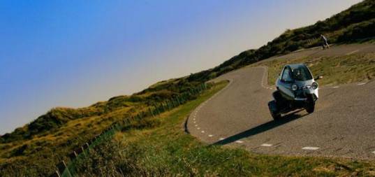 The VentureOne 3-Wheeled Hybrid Vehicle
