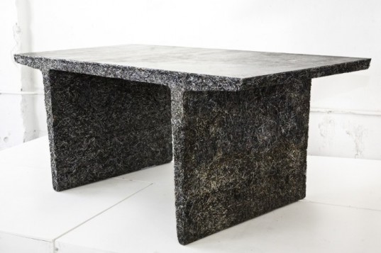 fast company, fast company magazines, fast company table, jens praet, recycled materials, green furniture
