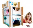 Caboodle is a Prefab Cardboard Condo for Your Cat