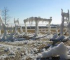 Hongtao Zhou Creates Frozen Furniture From Snow