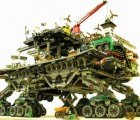 Lego ‘Crawler Town,’ A Toy City on Wheels Roaming a Barren Planet