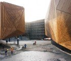 Water-Harvesting Wood Clad Canada Pavilion Designed by Cirque du Soleil