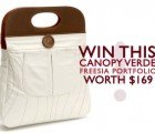 GIVEAWAY: Win a Canopy Verde Freesia Portfolio Bag (Worth $169!)