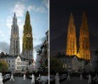 Unfinished Belgian Bell Tower Sprouts a Solar Powered Twin