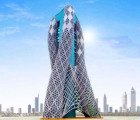 Oasis Tower is a Spiraling Vertical Farm for Dubai