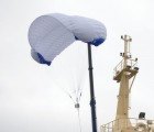 German Fishing Boat Flies Giant Kite to Save Fuel