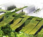 Gorgeous Green Roofed High School Rises in France