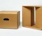 Cardboard Moving Boxes Transform Into Sturdy Eco-Furniture