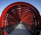 Gorgeous Tubular Lattice Bridge Rises in La Roche-sur-Yon, France