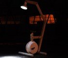Bicycle Powered LED Lamp Runs Completely Off the Grid