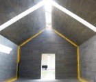 Stone House Made from 99% Recycled Granite Debuts in Milan