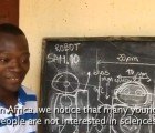 African Student Builds Humanoid Robot From Old TV Parts
