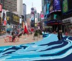 “Cool Water, Hot Island” Winning Design for Times Square Makeover