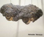 Steel Scrubbing Sponges Turned into a Metallic Cloud Chandelier!