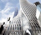 Spiraling New York Skyscraper Features Bio-Filtration “Lungs”