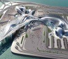 Ephemeral Roof Exchange is a Space Age Transport Hub for Hong Kong