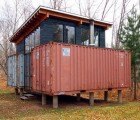 Holyoke Cabin is a Beautiful Shipping Container Home