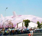 Japan Pavilion is a Solar Energy Generating ‘Purple Silkworm Island’