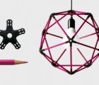 DIY Icosahedron Mobile/Toy Made From Colored Pencils!