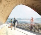 Sweeping Eco Bridge Provides Access to World-Class Surf Spot