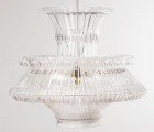 Stunning Chandelier Made from Recycled Plastic Hangers