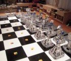 Monster Robot Chess Set Made from 100,000 LEGOS