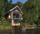 The Crib Prefab Inspired By Traditional American Corn Cribs