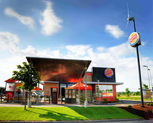 Burger King Germany burger king, solar energy, wind energy, solar power, wind power, germany, green design, eco design, sustainable design