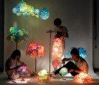 Stunning Living Pixels Lamps Made From Recycled Banners